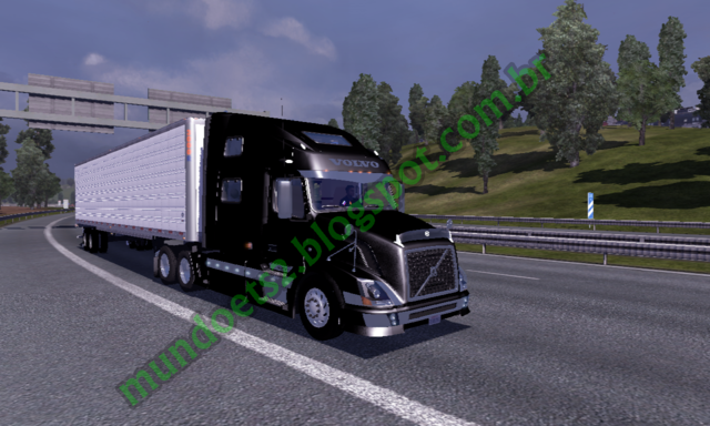 ets2 Volvo vnl +Interior + trailer by BIG BAG, AXE dutchsimulator