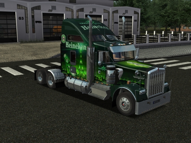 gts Kenworth-W900 + interior + Sound HEINEKEN Bier dutchsimulator