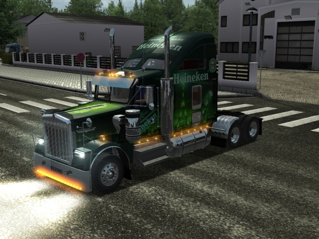 gts Kenworth-W900 + interior + Sound HEINEKEN Bier dutchsimulator