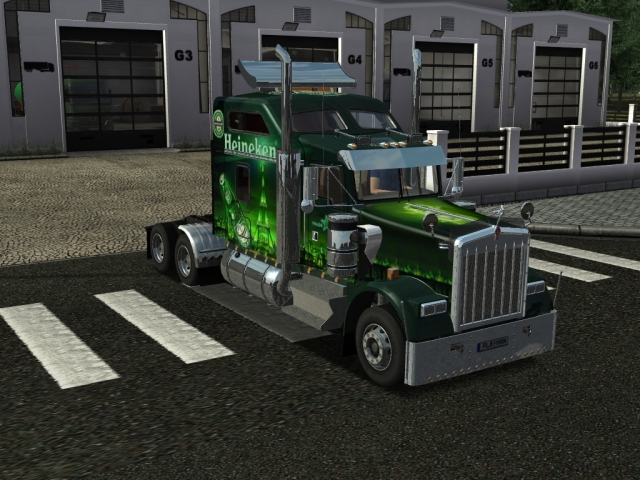 gts Kenworth-W900 + interior + Sound HEINEKEN Bier dutchsimulator