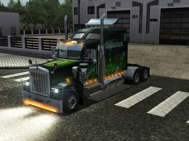 gts Kenworth-W900 + interior + Sound HEINEKEN Bier dutchsimulator