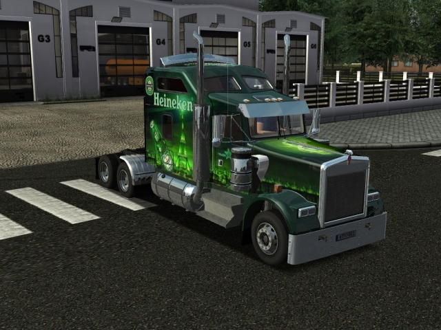 gts Kenworth-W900 + interior + Sound HEINEKEN Bier dutchsimulator