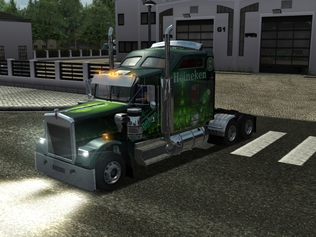 gts Kenworth-W900 + interior + Sound HEINEKEN Bier dutchsimulator