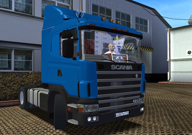 gts Scania 124L-420 Low Cab + interior by dzhonik  dutchsimulator