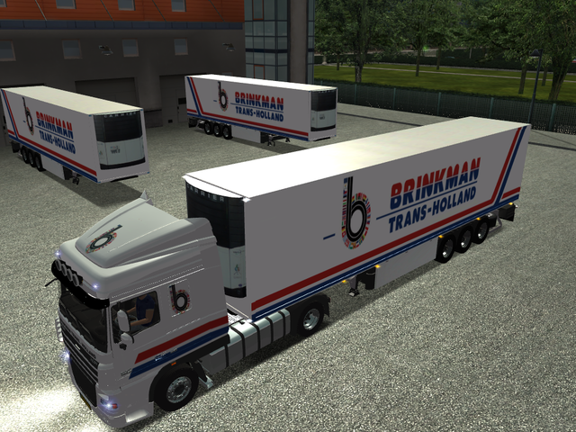 gts Daf XF 105 + Schmitz Cooliner BRINKMAN TRANS H dutchsimulator