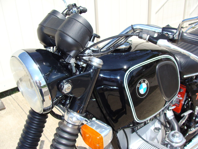 4910001 '74 R75-6, Black 004 SOLD.....4910001 1974 BMW R75/6 Black. RESTORATION