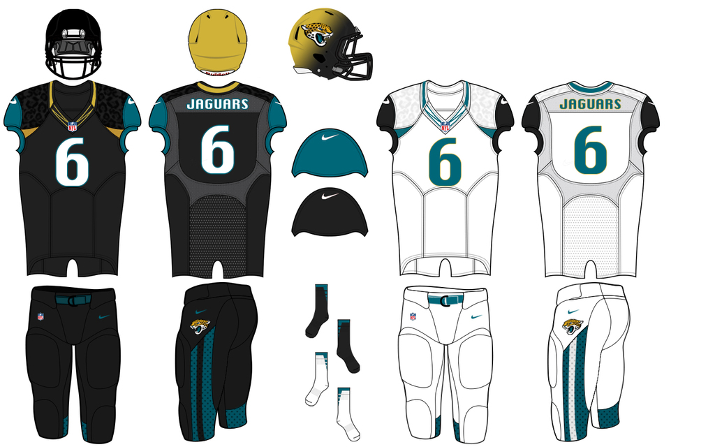 Jacksonville Jaguars Uniform Concept - 
