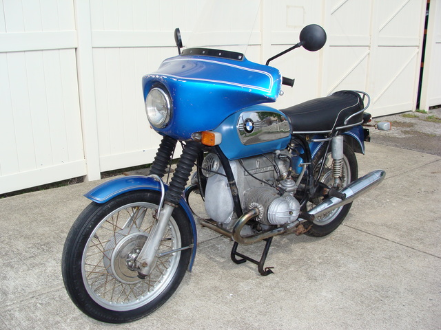 2991926 '73 R75-5 SWB, Blue 001 SOLD.....2991926 '73 BMW R75/5 SWB, Blue. Running and Rideable "Project Bike".