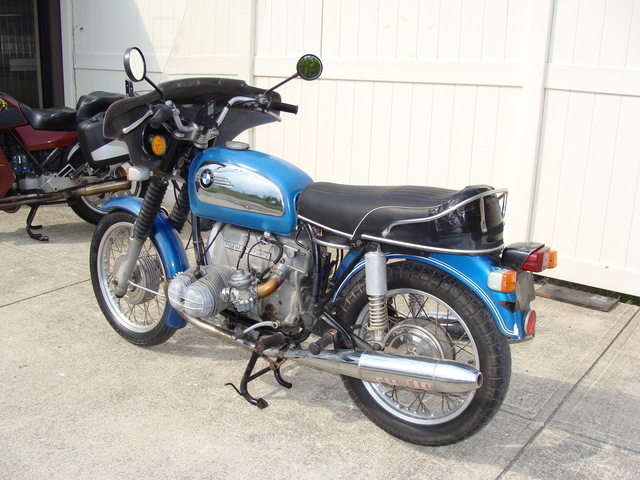 2991926 '73 R75-5 SWB, Blue 003 SOLD.....2991926 '73 BMW R75/5 SWB, Blue. Running and Rideable "Project Bike".