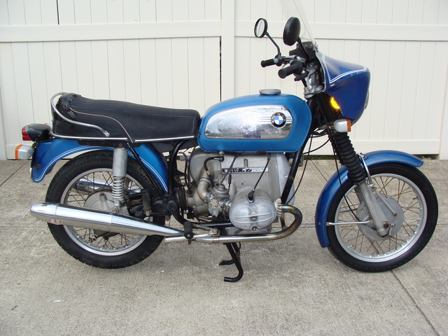 2991926 '73 R75-5 SWB, Blue 015 SOLD.....2991926 '73 BMW R75/5 SWB, Blue. Running and Rideable "Project Bike".