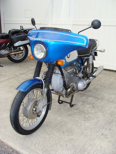 2991926 '73 R75-5 SWB, Blue 025 SOLD.....2991926 '73 BMW R75/5 SWB, Blue. Running and Rideable "Project Bike".
