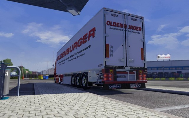 ets2 OLDENBURGER CHEREAU convert  by NABIL skin by dutchsimulator