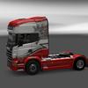 ets2 Scania skin SARANTOS t... - dutchsimulator