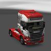 ets2 Scania skin SARANTOS t... - dutchsimulator