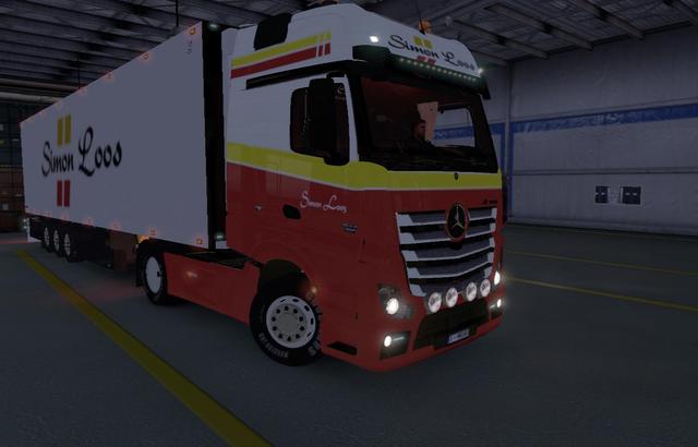 ets2 Simon-Loos-Skins-MB MP4-&-Trailer tested 1.9 dutchsimulator