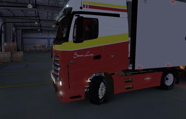 ets2 Simon-Loos-Skins-MB MP4-&-Trailer tested 1.9 dutchsimulator