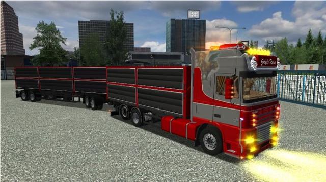 gts DAF xF95 combo-kv(haulin)goba6372 verv daf A r dutchsimulator