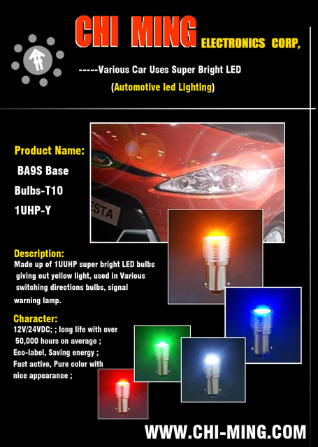 12V 24V-Ba9s LED bulbs 1156_1157_TH3_LED