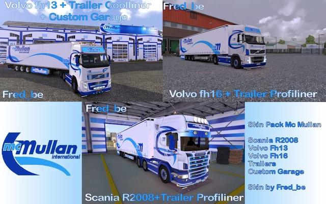 ets2 Pack Mc Mullan by 50Keda, Peerke, SCS, TZteam dutchsimulator