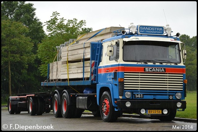 BX-LS-56 Scania 141 Sandstra Bolsward-BorderMaker 2014