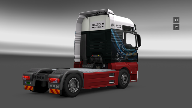 ets2 Man Malcolm Logistic by Djazzyk skin by Repin dutchsimulator