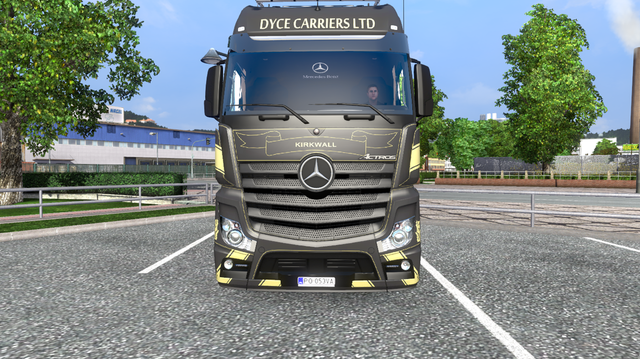 ets2 Mercedes Actros Mp4  Dyce Carrier ltd by ED94 dutchsimulator