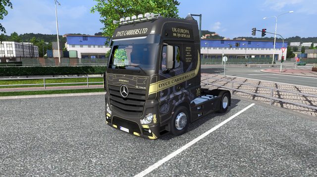 ets2 Mercedes Actros Mp4  Dyce Carrier ltd by ED94 dutchsimulator