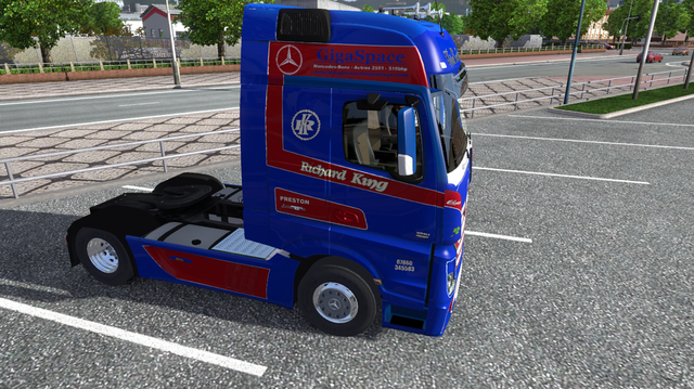 ets2 Mercedes Actros Mp4 Richard King by ED94 skin dutchsimulator