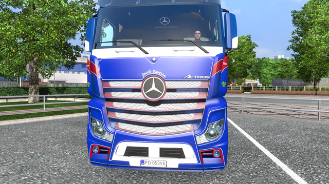 ets2 Mercedes Actros Mp4 Richard King by ED94 skin dutchsimulator