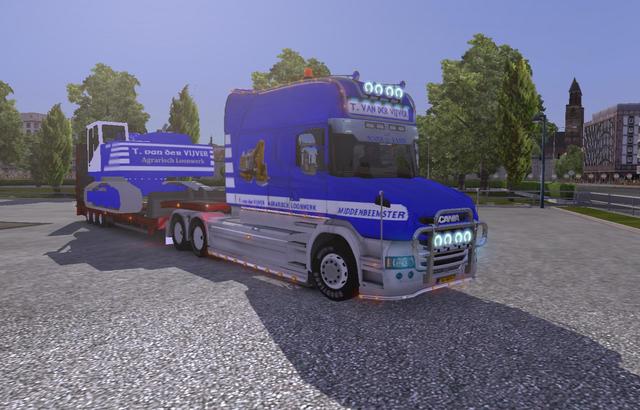 ets2 Scania Longline Tcab T v.d. Vijver tested 1 dutchsimulator