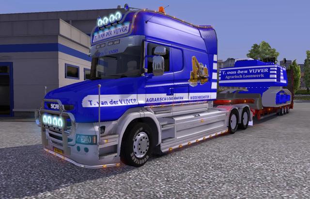 ets2 Scania Longline Tcab T v.d. Vijver tested 1 dutchsimulator