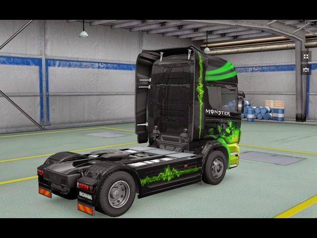 ets2 Scania Monster skin tested 1.9 dutchsimulator