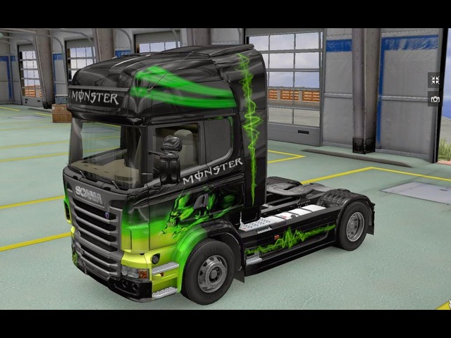 ets2 Scania Monster skin tested 1.9.x by Ghass72 dutchsimulator