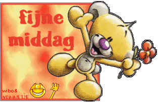 fijne middag+pimboli+blij+zwaaihandje - 