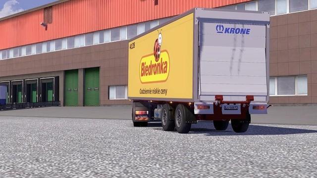 ets2 2 Axis Krone Coolliner Biedronki tested 1.10 dutchsimulator