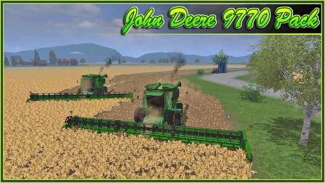 fs John Deere 9770 Combine Pack by FORMULA 1, RaFa Farming Simulator 2013