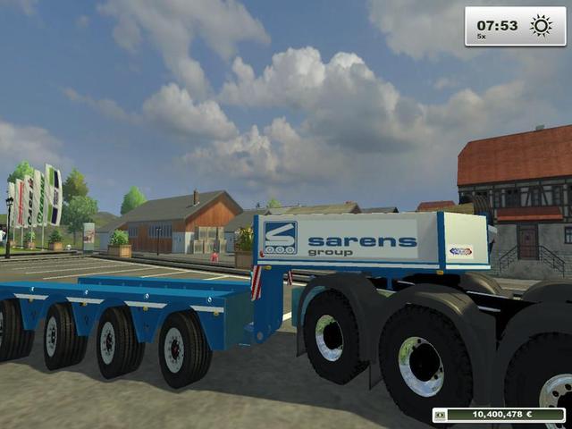 fs MAN TGX Sarens Edition   Trailer by MAN TGX & T Farming Simulator 2013