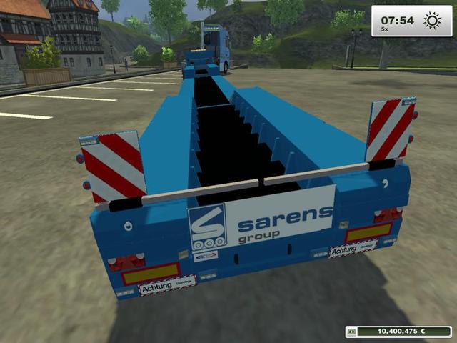 fs MAN TGX Sarens Edition   Trailer by MAN TGX & T Farming Simulator 2013