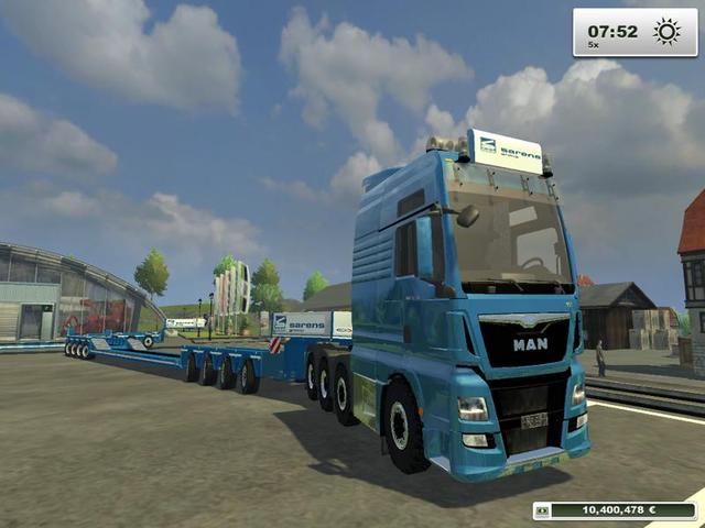 fs MAN TGX Sarens Edition   Trailer by MAN TGX & T Farming Simulator 2013