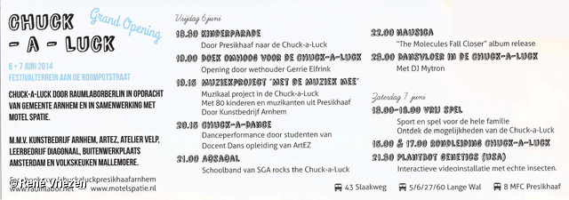 R.Th.B.Vriezen 2014 06 06 0002 Arnhems Fanfare Orkest Chuck-A-Luck Een kunstwerk voor Presikhaaf vrijdag 6 juni 2014