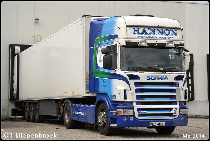 PEZ 4032 Scania R500 Hannon Ierland-BorderMaker - 2014