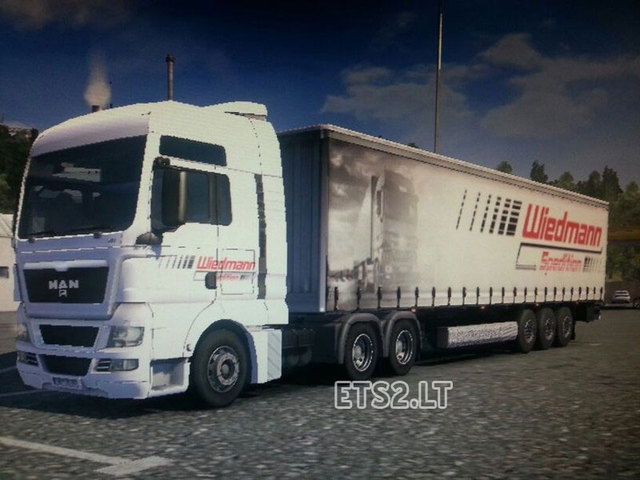 ets2 Man truck & trailer Wiedmann Spedition tested dutchsimulator