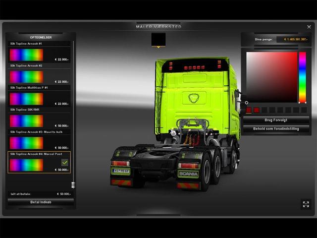 ets2 Norway Bring skin Scania R2008 tested 1.10 dutchsimulator