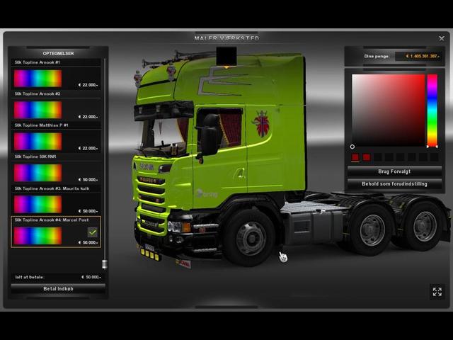 ets2 Norway Bring skin Scania R2008 tested 1.10 dutchsimulator