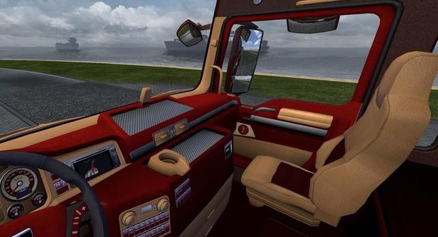 ets2 zzzzzMAN Interior Creme Rot Final by Mr dutchsimulator