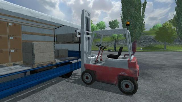 fs13 Linde Forklift with pallet v1.0 by modall 2 Farming Simulator 2013