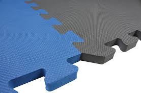 Bubble Hammer Top Ribbed Back Gym Mat Solid Interconnecting Gym Tiles