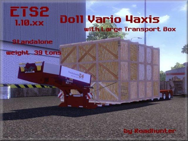 ets2 Doll 4achser Transportkiste tested 1.10 dutchsimulator