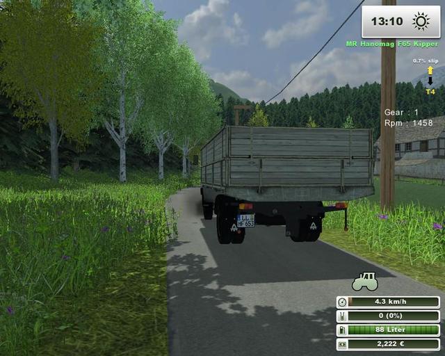 fs13 Hanomag F65 Tipper 35K by modall und Giants 3 Farming Simulator 2013