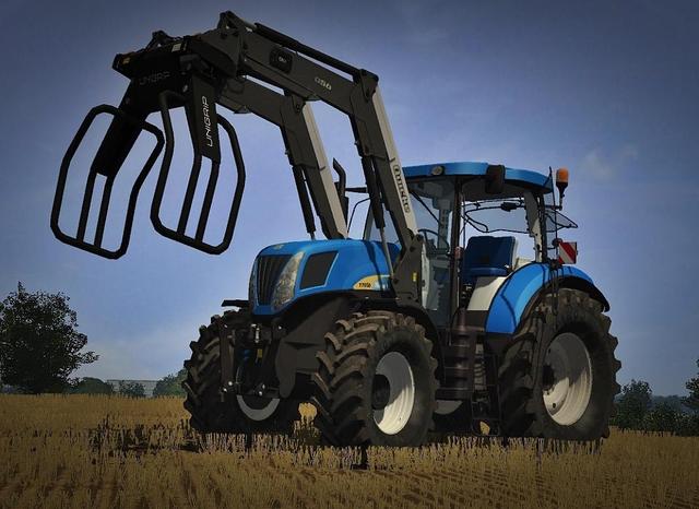 fs13 New Holland T7050 +FL by Monster, roller90, E Farming Simulator 2013